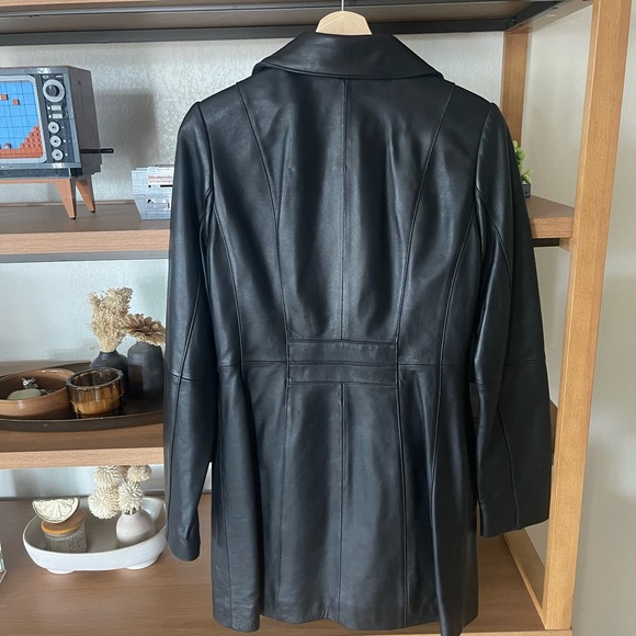 SOLD ON DEPOP❗️Anne Klein Leather Jacket - Picture 2 of 4